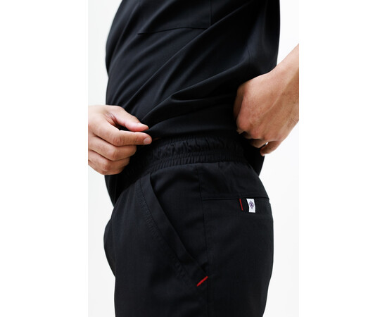 Изображение 6 Медицинский костюм мужской Теннесси черный р. 48, "БЕЛЫЙ ХАЛАТ" 550-321-677, Размер: 48, Цвет: черный