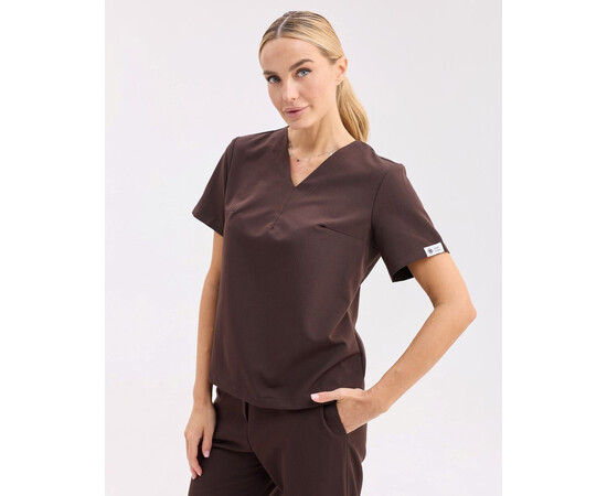 Зображення 3 Медичний костюм жіночий Саванна коричневий р. 54, "БІЛИЙ ХАЛАТ" 582-325-968, Розмір: 54, Цвет: коричневий
