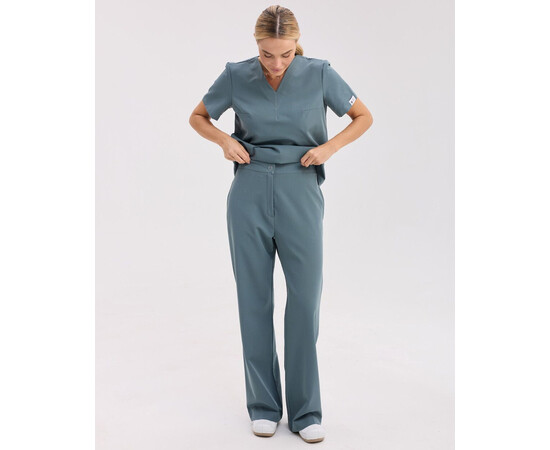 Зображення 2 Медичний костюм жіночий Саванна нефритовий р. 48, "БІЛИЙ ХАЛАТ" 582-486-881, Розмір: 48, Цвет: нефритовий