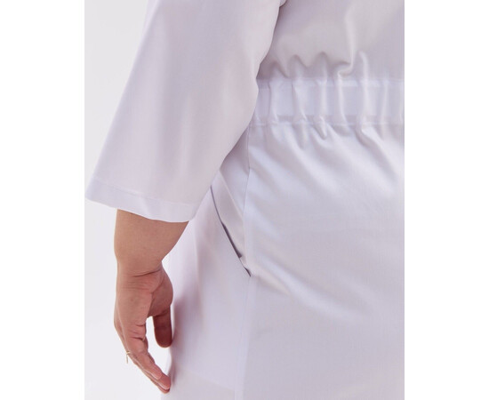 Зображення 7 Медичний халат жіночий Прага білий +SIZE р. 56, "БІЛИЙ ХАЛАТ" 596-324-677, Розмір: 56, Цвет: білий