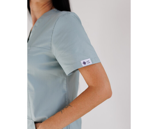 Зображення 5 Медичний хірургічний костюм жіночий Топаз світло-м'ятний NEW р. 52, "БІЛИЙ ХАЛАТ" 488-426-705, Розмір: 52, Цвет: світло-м'ятний