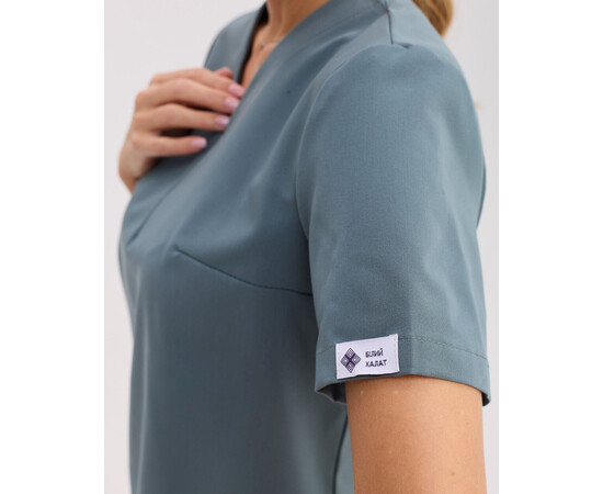 Изображение 5 Медицинский женский костюм Саванна нефритовый р. 50, "БЕЛЫЙ ХАЛАТ" 582-486-881, Размер: 50, Цвет: нефритовый