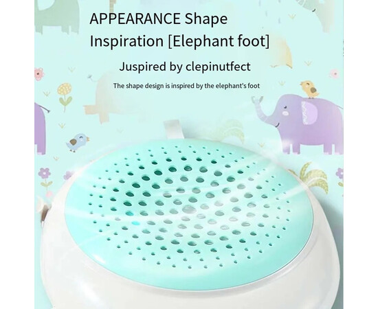 Изображение 10 Профессиональная настольная вытяжка UV-N1 с фильтром НЕРА + 2 USB входа, 60 Вт. Голубой, Цвет: Blue Sky