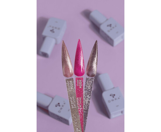 Изображение 2 Гель-лак DNKa' Cat's Eye 80's Color №0009, 12 мл, Объем (мл, г): 12, Цвет: 0009