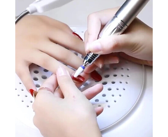 Зображення 7 Професійна настільна витяжка UV-N1 с НЕРА фильтром + 2 USB входа, 60 Вт. Білий, Колір: White