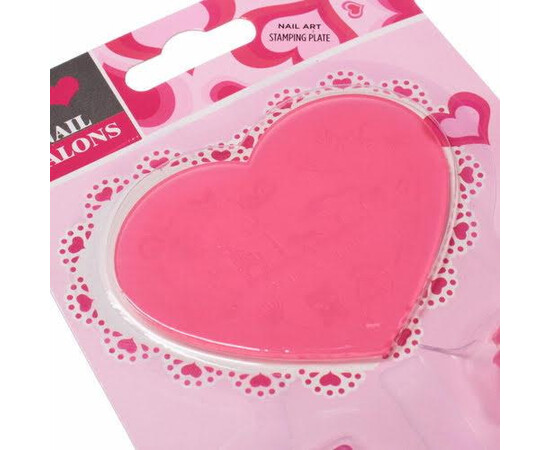 Зображення 2 Набір для стемпінгу В пластиковий (малюнок рандомний) Рожевий