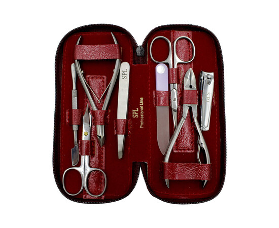 Изображение 4 Маникюрный набор SPL 77601A красный