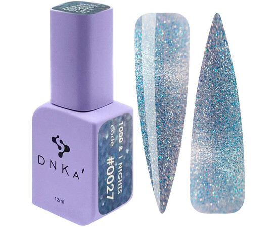 Зображення 2 Гель-лак DNKa' Cat's Eye 1000&1 Nights 0027, 12 мл, Об'єм (мл, г): 12, Колір: 0027