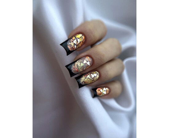 Зображення 2 Гель-фарба для розпису нігтів UNO Painting Gel №2 Black чорний, 5 мл, Об'єм (мл, г): 5, Колір: Black