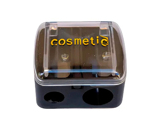 Изображение 2 Точилка косметическая на 2 карандаша, черная