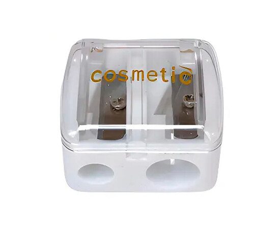 Изображение 3 Точилка косметическая на 2 карандаша, белая