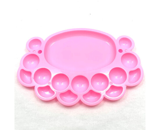 Зображення 2 Палітра для змішування кольорів 16 секцій 19x12 см, рожева