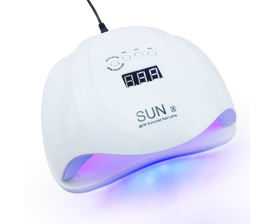 Изображение 3 Лампа для ногтей и шеллака SUN Х UV + LED 80 Вт, белая