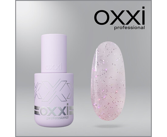 Изображение 6 Полигель OXXI Professional Liquid Poly Gel 28 молочный с розовым шимером, 10 мл, Объем (мл, г): 10, Цвет: 28