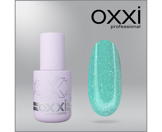 Зображення 2 Камуфлююча база Oxxi Professional Sugar Base 10 зелена з глітером, 10 мл, Об'єм (мл, г): 10, Колір: 10