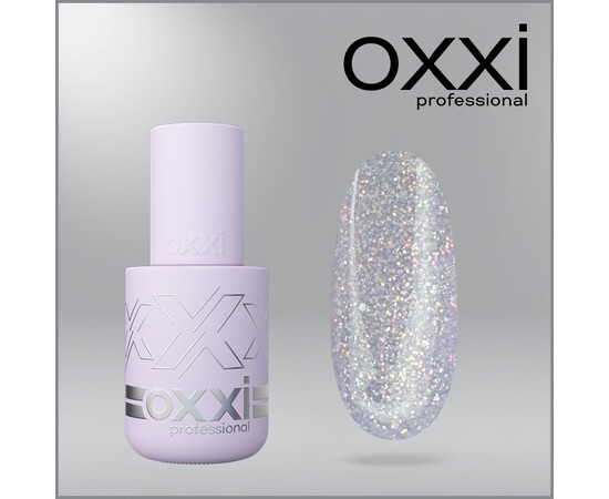 Зображення 2 Камуфлююча база Oxxi Professional Sugar Base 06 бузкова з глітером, 10 мл, Об'єм (мл, г): 10, Колір: 06