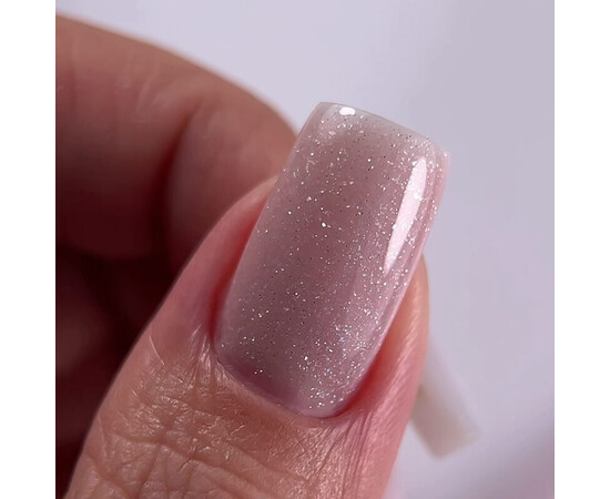 Зображення 2 Полігель OXXI Professional Liquid Poly Gel 25 рожево-бежевий з шимерами, 10 мл, Об'єм (мл, г): 10, Колір: 25