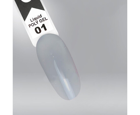 Зображення 2 Полігель OXXI Professional Liquid Poly Gel 01 прозорий, 10 мл, Об'єм (мл, г): 10, Колір: 01