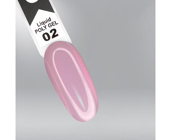 Изображение 2 Полигель OXXI Professional Liquid Poly Gel 02 светло-розовый, 10 мл, Объем (мл, г): 10, Цвет: 02
