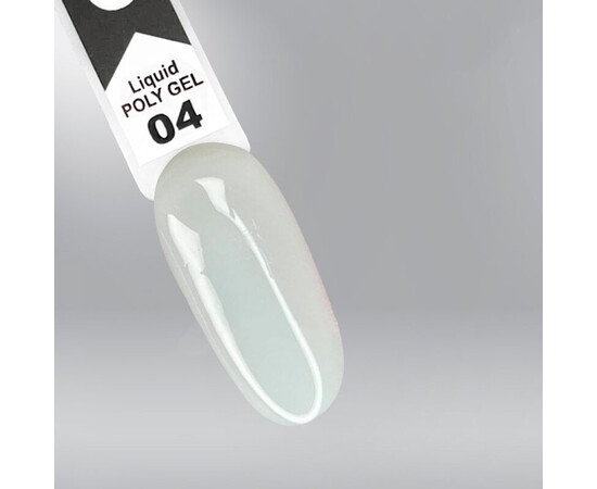 Зображення 2 Полігель OXXI Professional Liquid Poly Gel 04 білий, 10 мл, Об'єм (мл, г): 10, Колір: 04