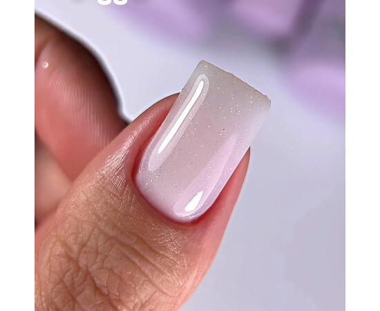 Изображение 3 Полигель OXXI Professional Liquid Poly Gel 33 молочный с шимером, 10 мл, Объем (мл, г): 10, Цвет: 33