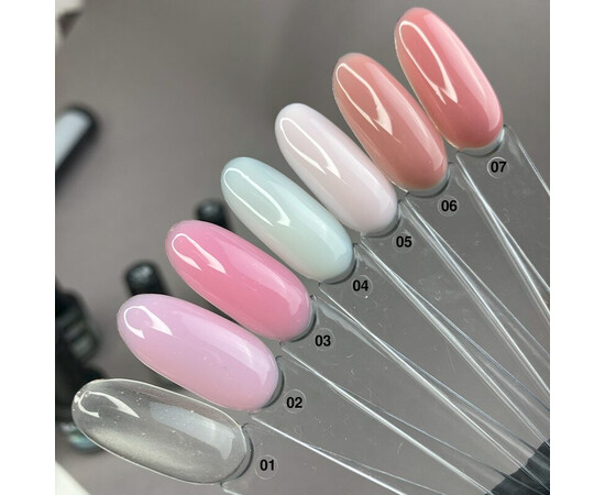 Зображення 3 Полігель OXXI Professional Liquid Poly Gel 05 молочний бузковий, 10 мл, Об'єм (мл, г): 10, Колір: 05