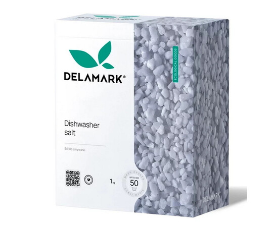 Зображення 2 Сіль Delamark для посудомийної машини, 1 кг (4820152330369), Об'єм (мл, г): 1000