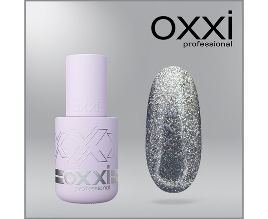 Изображение 5 Гель-лак Oxxi Brillant Cat 03 сиреневый с блестками, 10 мл, Объем (мл, г): 10, Цвет: 03