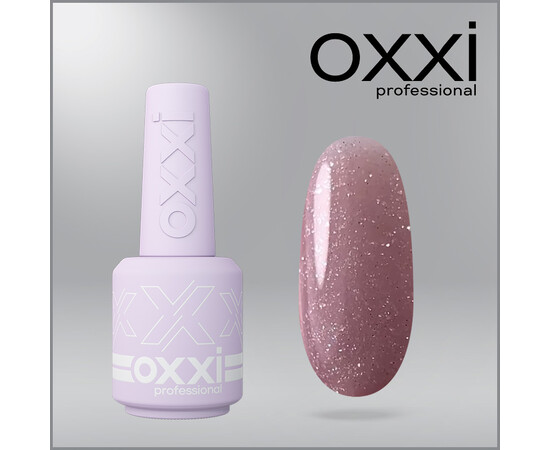 Изображение 6 Полигель OXXI Professional Liquid Poly Gel 25 розово-бежевый с шимерами, 15 мл, Объем (мл, г): 15, Цвет: 25