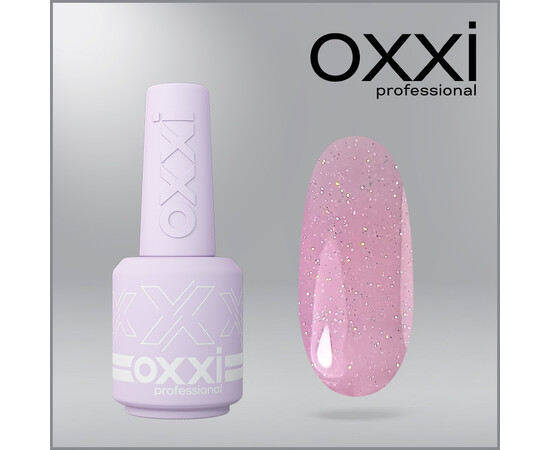 Изображение 4 Полигель OXXI Professional Liquid Poly Gel 36 розово-бежевый с шимером, 15 мл, Объем (мл, г): 15, Цвет: 36