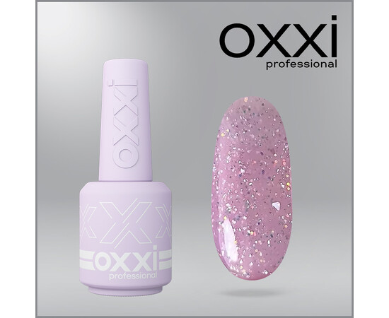 Зображення 4 Полігель OXXI Professional Liquid Poly Gel 37 бузковий з блискітками, 15 мл, Об'єм (мл, г): 15, Колір: 37