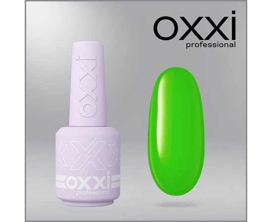 Изображение 4 Полигель OXXI Professional Liquid Poly Gel 54 салатовый неон, 15 мл, Объем (мл, г): 15, Цвет: 54