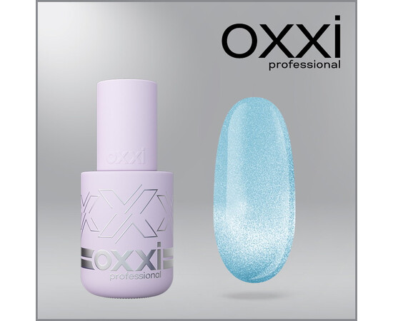 Изображение 4 Гель-лак Oxxi Lux Silk Cat 06 бирюзовый, 10 мл, Объем (мл, г): 10, Цвет: 06