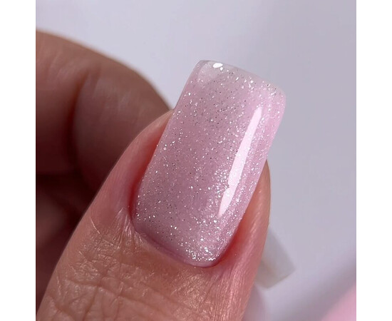 Изображение 2 Полигель OXXI Professional Liquid Poly Gel 24 нежно-розовый с шимерами, 15 мл, Объем (мл, г): 15, Цвет: 24