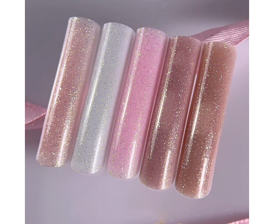 Зображення 4 Полігель OXXI Professional Liquid Poly Gel 22 світлий рожево-бежевий з шимером, 15 мл, Об'єм (мл, г): 15, Колір: 22