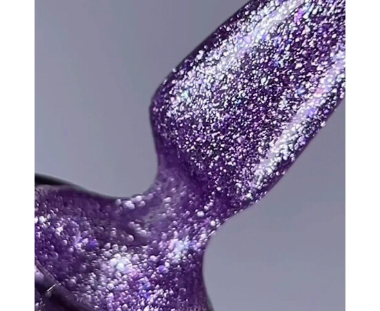 Зображення 2 Гель-лак Oxxi Brillant Cat 06 фіолетовий з блискітками, 10 мл, Об'єм (мл, г): 10, Колір: 06