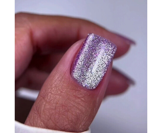 Зображення 4 Гель-лак Oxxi Brillant Cat 06 фіолетовий з блискітками, 10 мл, Об'єм (мл, г): 10, Колір: 06