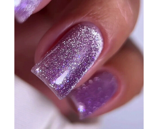 Зображення 3 Гель-лак Oxxi Brillant Cat 06 фіолетовий з блискітками, 10 мл, Об'єм (мл, г): 10, Колір: 06