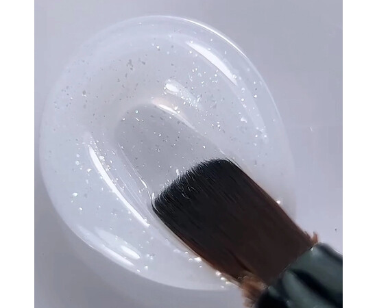 Зображення 2 Моделюючий гель Oxxi Builder ProGel 19 молочний з блискітками, 15 мл, Об'єм (мл, г): 15, Колір: 19