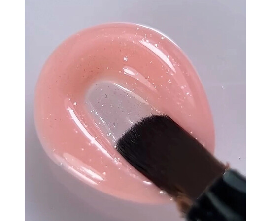 Зображення 2 Моделюючий гель Oxxi Builder ProGel 22 коричнево-бежевий з блискітками, 15 мл, Об'єм (мл, г): 15, Колір: 22