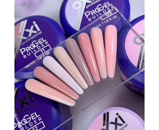 Зображення 5 Моделюючий гель Oxxi Builder ProGel 14 какао, 30 мл, Об'єм (мл, г): 30, Колір: 14