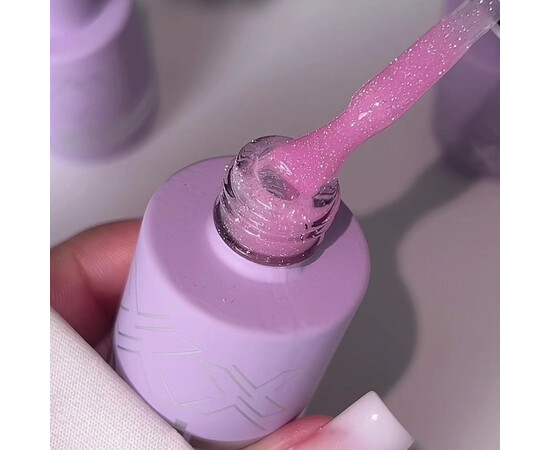 Зображення 2 Полігель OXXI Professional Liquid Poly Gel 44 рожевий світловідбивний, 10 мл, Об'єм (мл, г): 10, Колір: 44