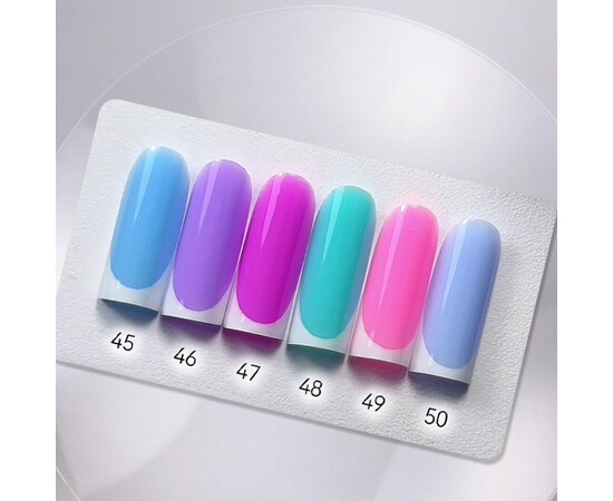 Изображение 3 Полигель OXXI Professional Liquid Poly Gel 45 голубой, 10 мл, Объем (мл, г): 10, Цвет: 45