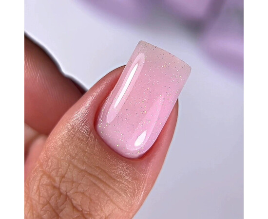 Зображення 3 Полігель OXXI Professional Liquid Poly Gel 34 рожевий з шимером, 15 мл, Об'єм (мл, г): 15, Колір: 34