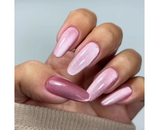 Зображення 2 Гель-лак Oxxi Lux Silk Cat 12 бордово-рожевий, 10 мл, Об'єм (мл, г): 10, Колір: 12