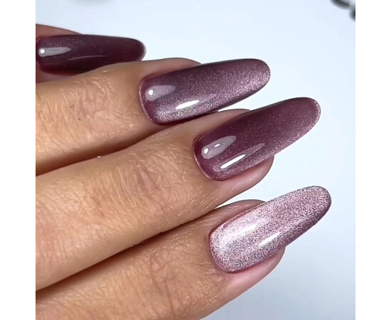 Изображение 2 Гель-лак Oxxi Lux Silk Cat 08 ягодный, 10 мл, Объем (мл, г): 10, Цвет: 08