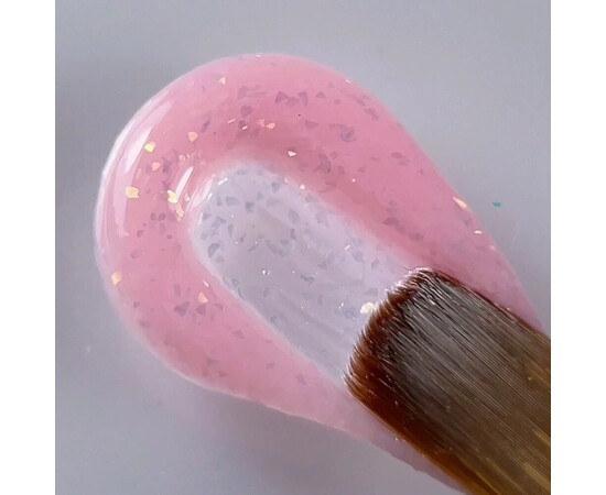 Зображення 2 Моделюючий гель Oxxi Builder Gel Versal 05 бежево-рожевий з поталлю, 15 мл, Об'єм (мл, г): 15, Колір: 05