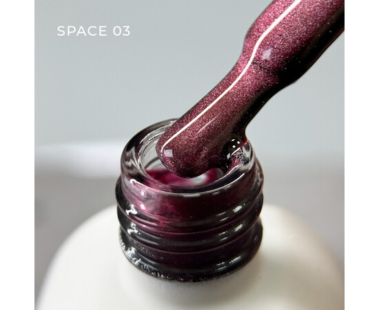 Изображение 2 Гель-лак SAGA professional Space Cat 03 малиновый, 10 мл, Объем (мл, г): 10, Цвет: 03