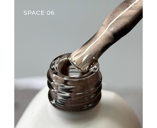 Зображення 2 Гель-лак SAGA professional Space Cat 06 срібло, 10 мл , Об'єм (мл, г): 10, Колір: 06