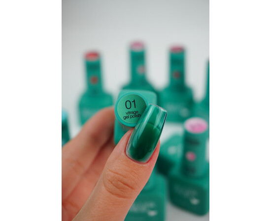 Изображение 2 Гель-лак для ногтей Siller Vitrage 01, 8 мл, Объем (мл, г): 8, Цвет: 01